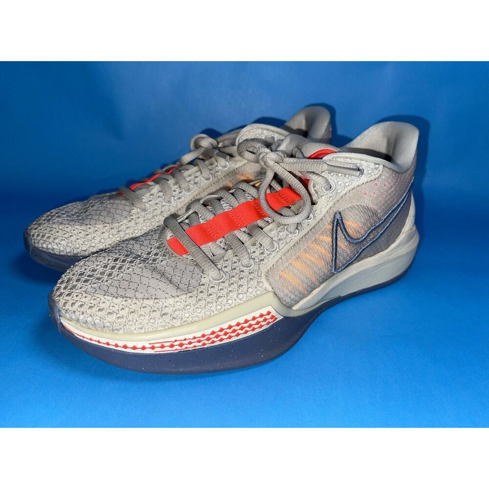 Nike Sabrina 1 Ionic Light Smoke Grey Red Men’s Size 8 FQ3381-002